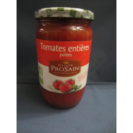 Tomates entières pelées bio 400gr